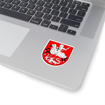 Rhäzüns Kreis wappen (Switzerland) (Coat of Arms) STICKER Vinyl Kiss-Cut Decal