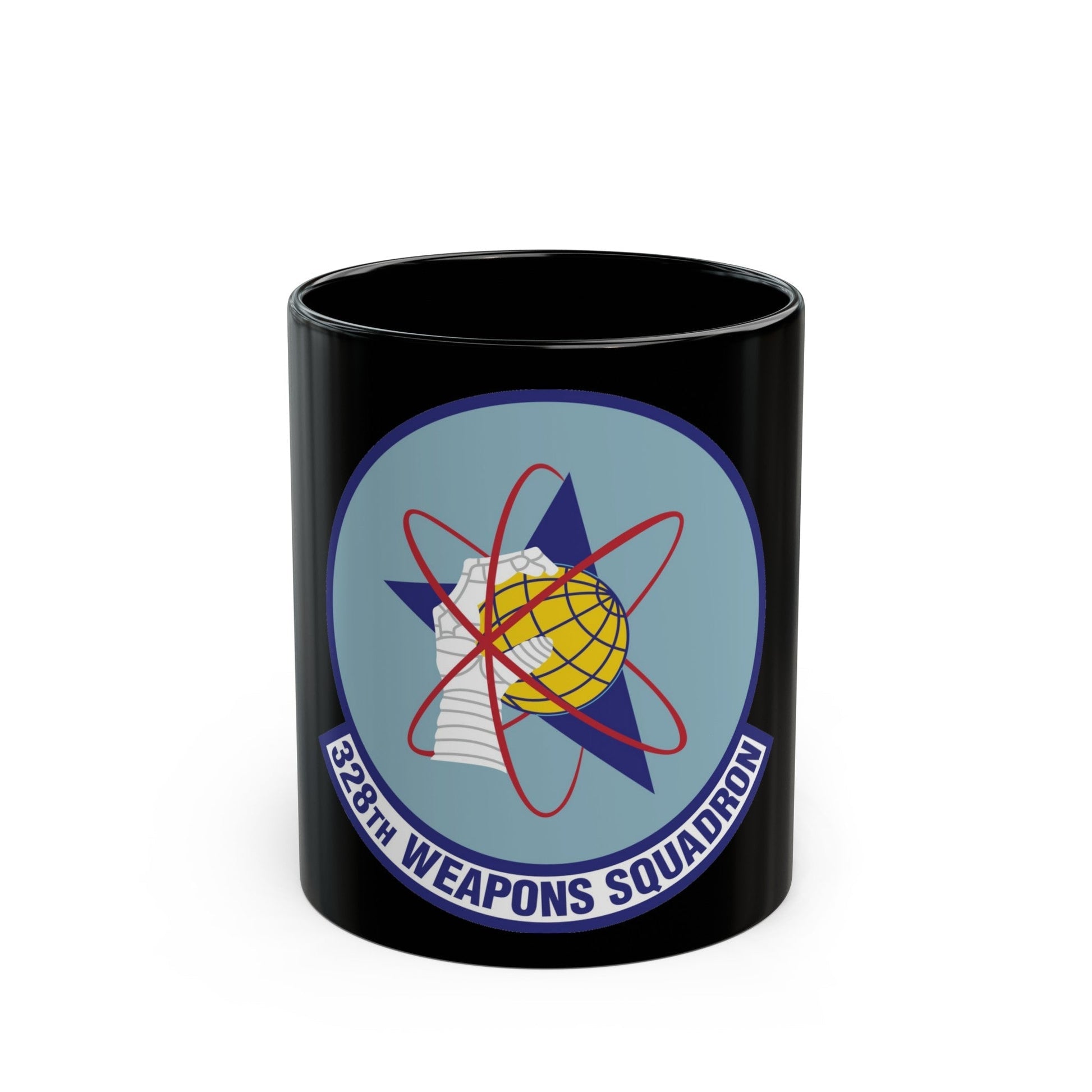 328th Weapons Squadron (U.S. Air Force) Black Coffee Mug-11oz-The Sticker Space