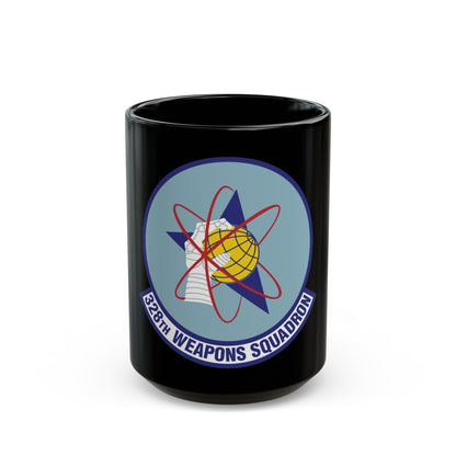 328th Weapons Squadron (U.S. Air Force) Black Coffee Mug-15oz-The Sticker Space