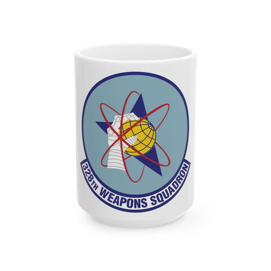 328th Weapons Squadron (U.S. Air Force) White Coffee Mug-15oz-The Sticker Space