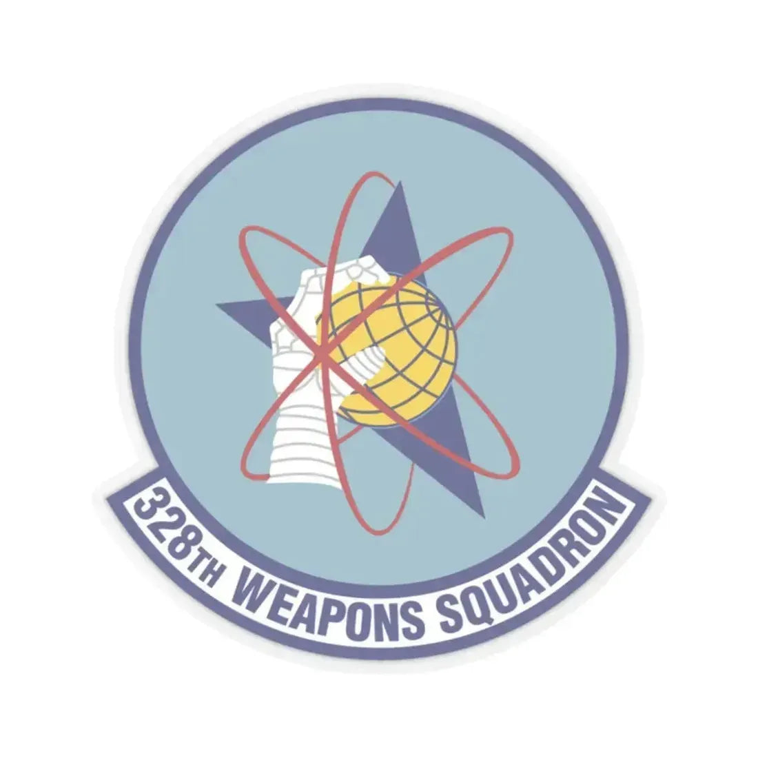 328th Weapons Squadron (U.S. Air Force) STICKER Vinyl Kiss-Cut Decal 2 Inch Transparent - The Sticker Space