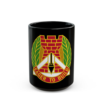 329 Engineer Group (U.S. Army) Black Coffee Mug-15oz-The Sticker Space