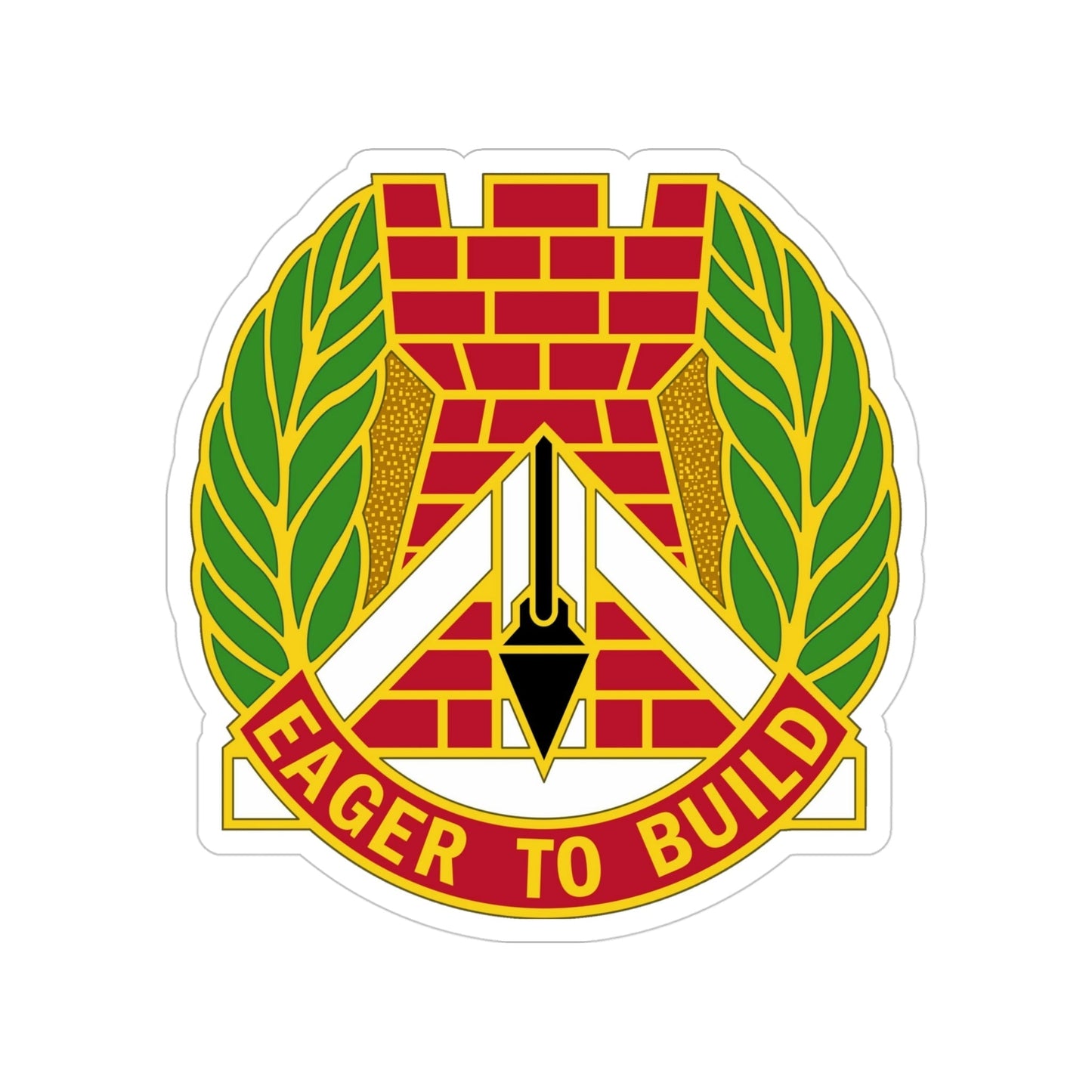 329 Engineer Group (U.S. Army) Transparent STICKER Die-Cut Vinyl Decal-4 Inch-The Sticker Space