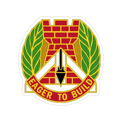 329 Engineer Group (U.S. Army) Transparent STICKER Die-Cut Vinyl Decal 5 Inch - The Sticker Space