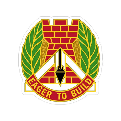 329 Engineer Group (U.S. Army) Transparent STICKER Die-Cut Vinyl Decal - The Sticker Space