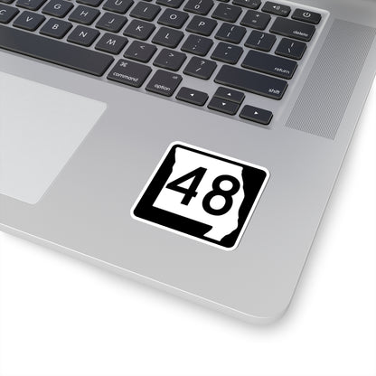 MO-48 (Missouri) (Road Sign) STICKER Vinyl Kiss-Cut Decal