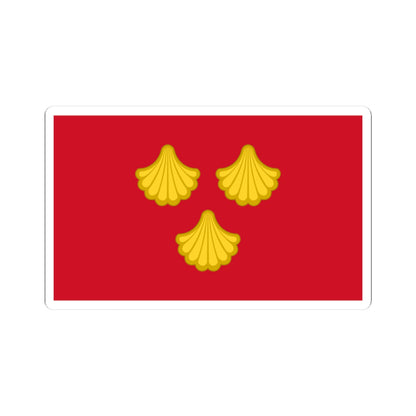 St James Church Quedgeley flag (England) STICKER Vinyl Kiss-Cut Decal