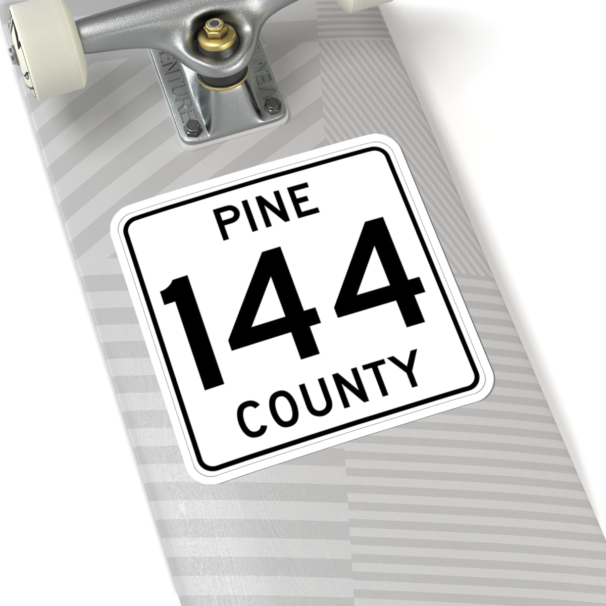 Pine County Route 144 MN (Minnesota) (Road Sign) STICKER Vinyl Kiss-Cut Decal
