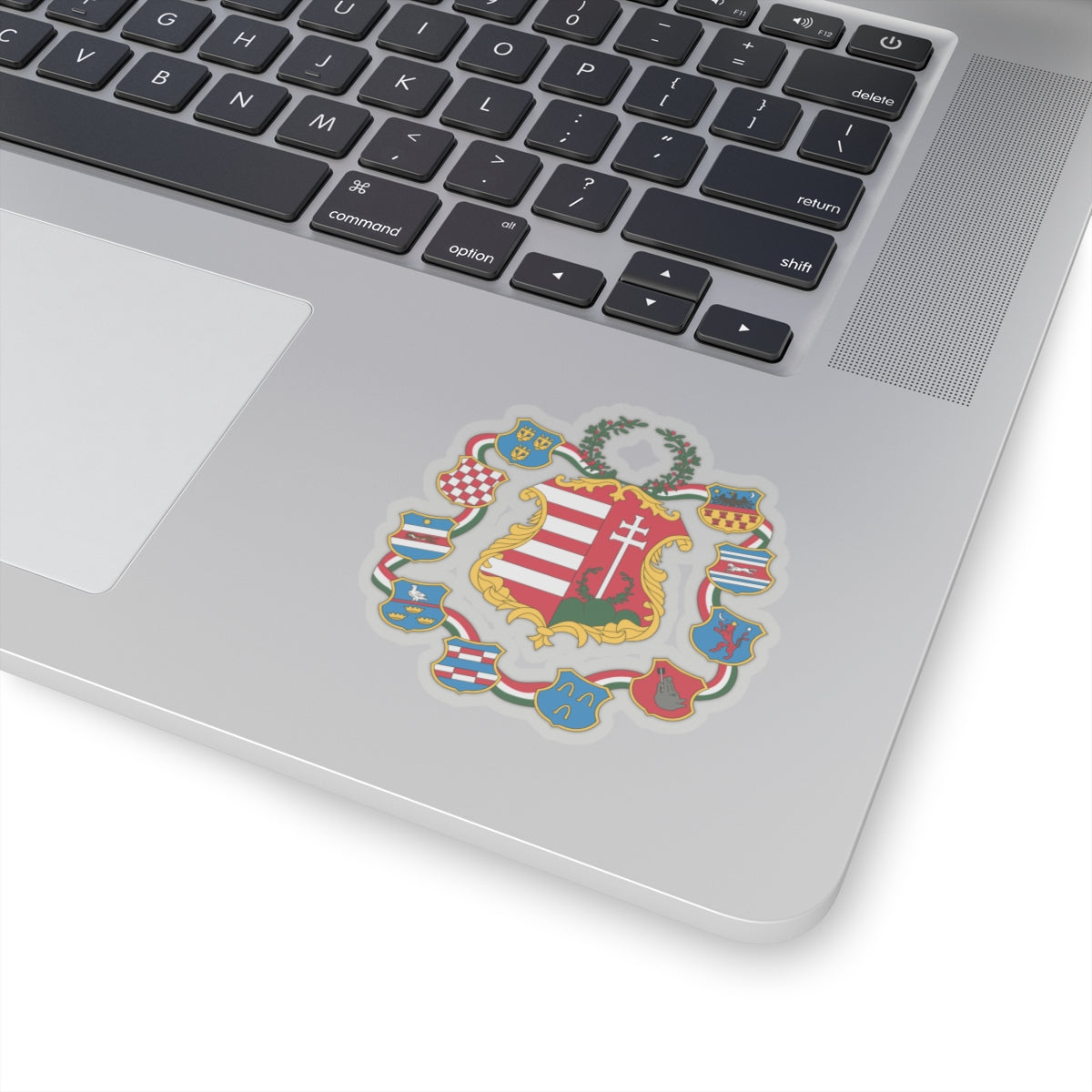 Great coat of arms of Hungary (1849) - STICKER Vinyl Kiss-Cut Decal