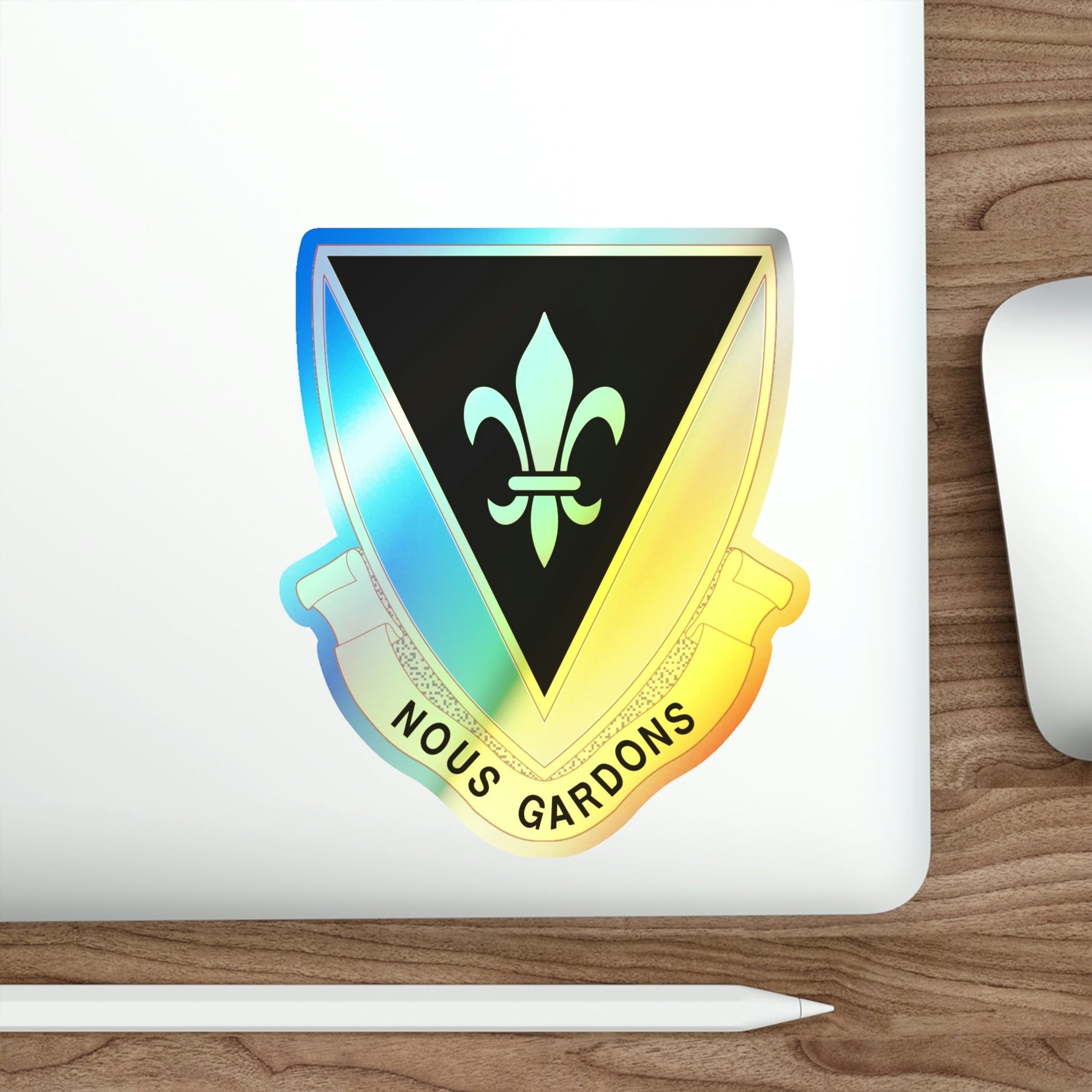 329th Infantry Regiment (U.S. Army) Holographic STICKER Die-Cut Vinyl Decal-The Sticker Space