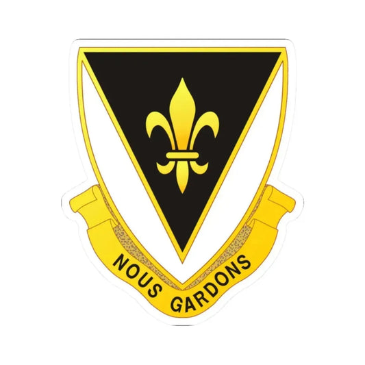 329th Infantry Regiment (U.S. Army) STICKER Vinyl Kiss-Cut Decal 2 Inch White - The Sticker Space