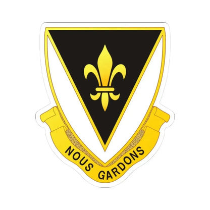 329th Infantry Regiment (U.S. Army) STICKER Vinyl Kiss-Cut Decal 3 Inch White - The Sticker Space