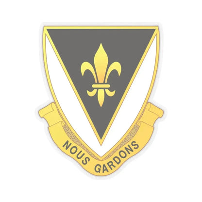 329th Infantry Regiment (U.S. Army) STICKER Vinyl Kiss-Cut Decal 6 Inch Transparent - The Sticker Space