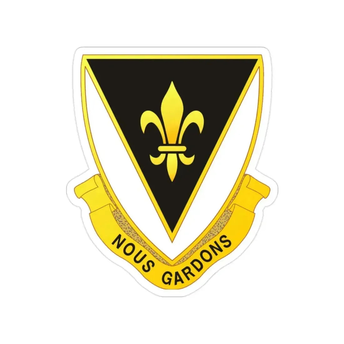 329th Infantry Regiment (U.S. Army) Transparent STICKER Die-Cut Vinyl Decal 2 Inch - The Sticker Space