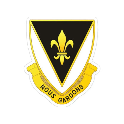 329th Infantry Regiment (U.S. Army) Transparent STICKER Die-Cut Vinyl Decal 4 Inch - The Sticker Space