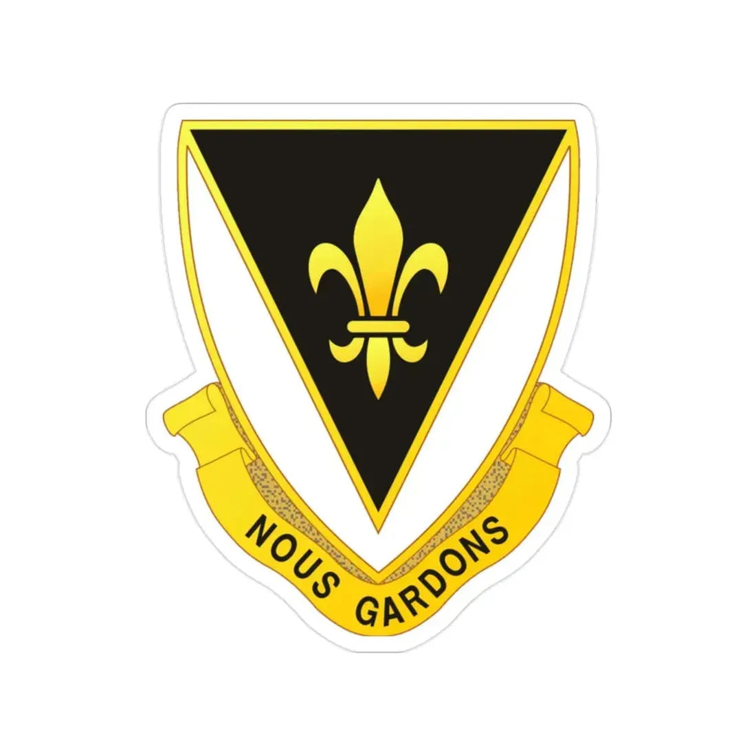 329th Infantry Regiment (U.S. Army) Transparent STICKER Die-Cut Vinyl Decal - The Sticker Space