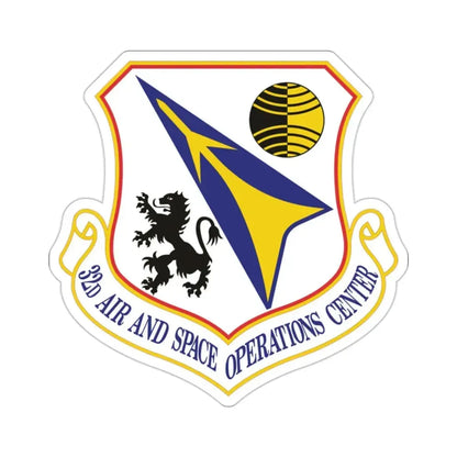 32d Air and Space Operations Center (U.S. Air Force) STICKER Vinyl Die-Cut Decal - The Sticker Space