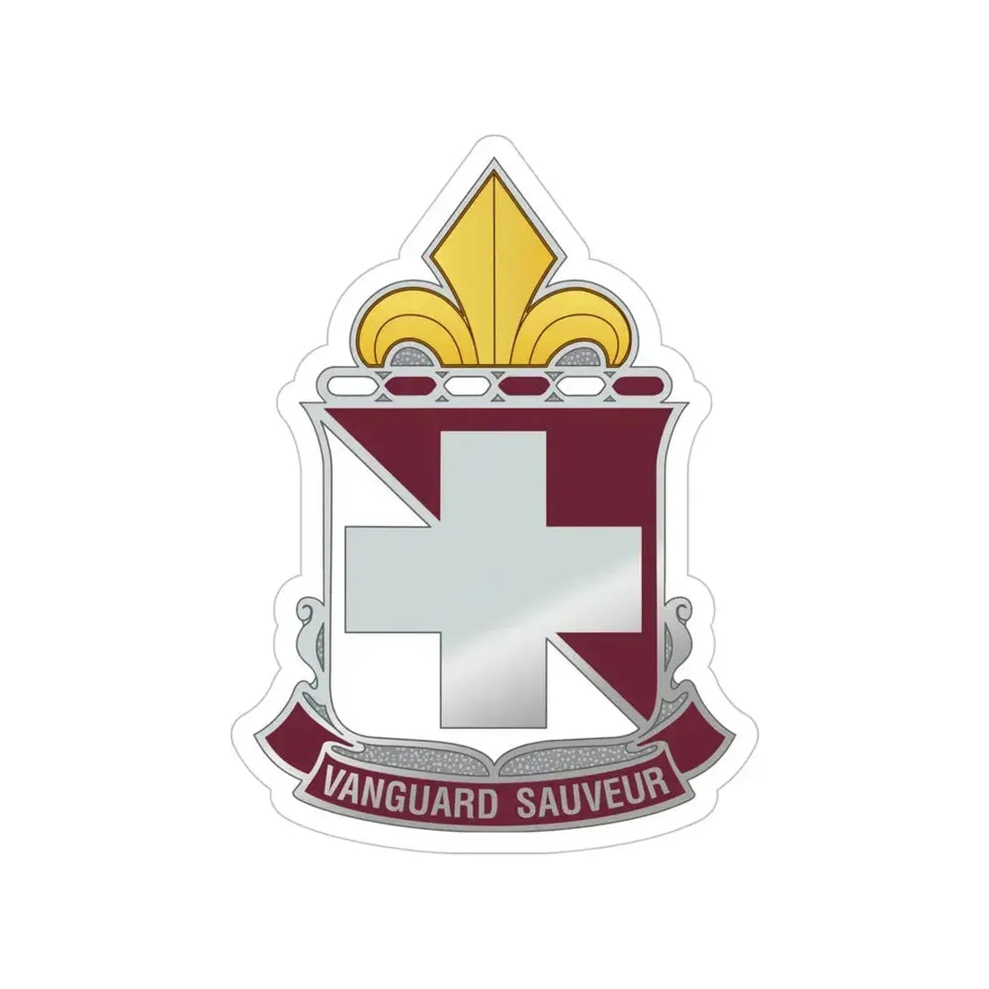 32d Hospital Center (U.S. Army) Transparent STICKER Die-Cut Vinyl Decal 5 Inch - The Sticker Space