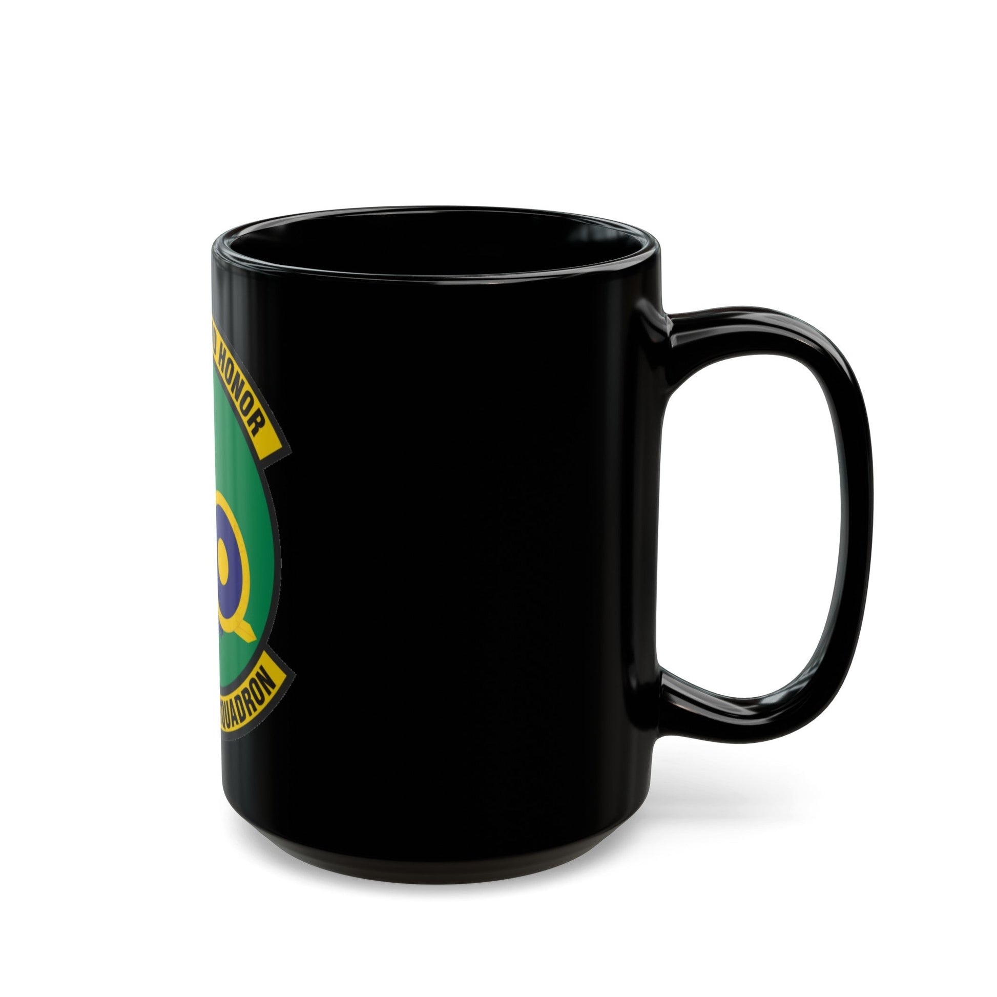 32d Student Squadron (U.S. Air Force) Black Coffee Mug-The Sticker Space