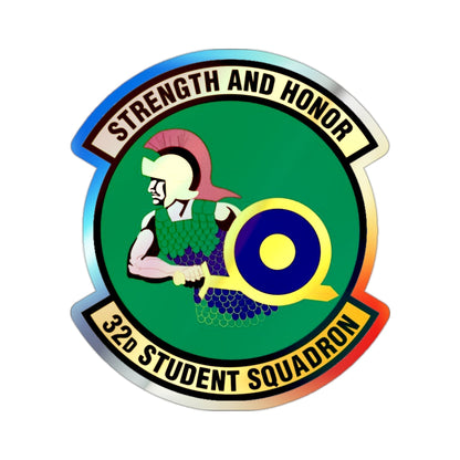 32d Student Squadron (U.S. Air Force) Holographic STICKER Die-Cut Vinyl Decal-2 Inch-The Sticker Space