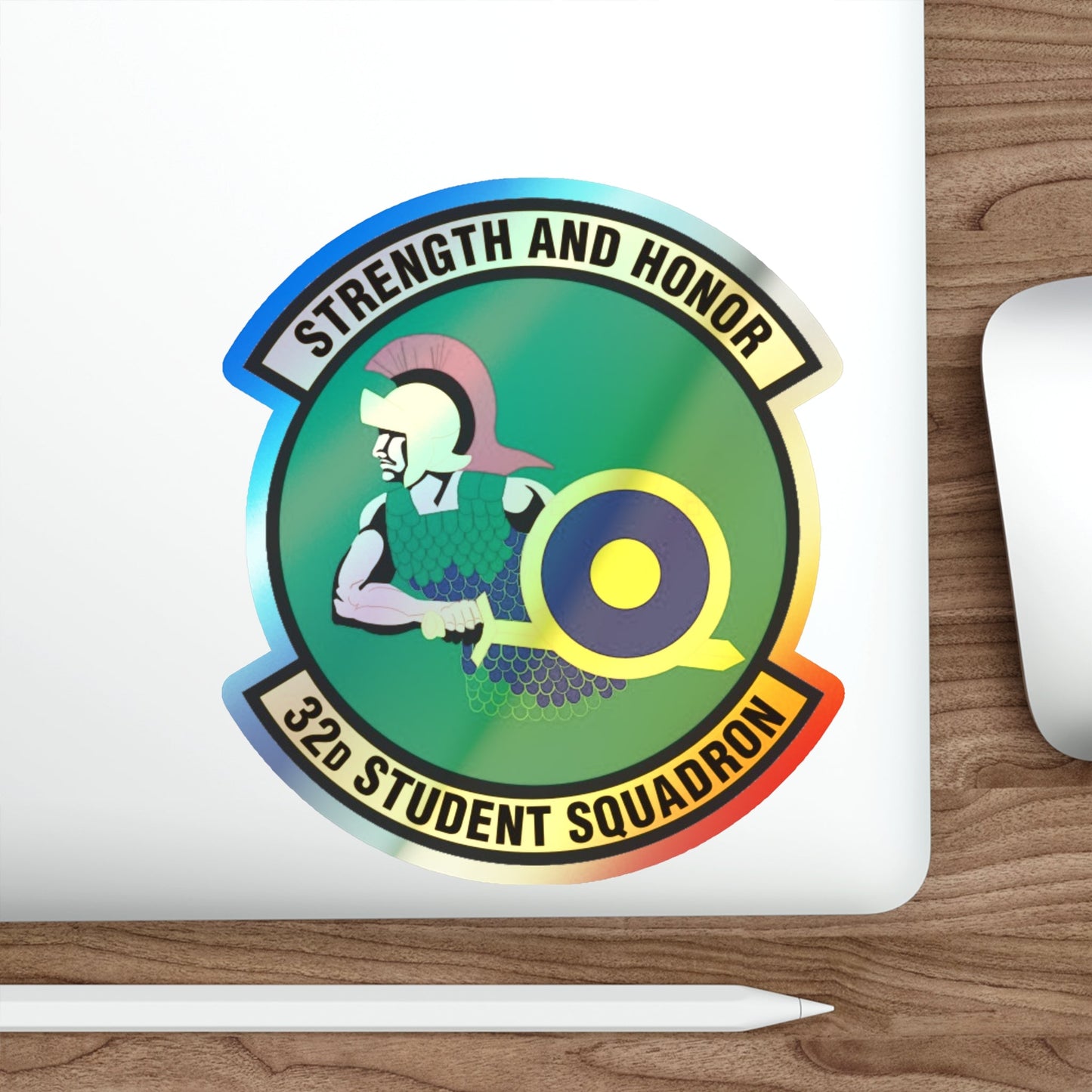 32d Student Squadron (U.S. Air Force) Holographic STICKER Die-Cut Vinyl Decal-The Sticker Space