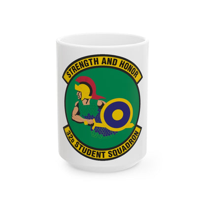 32d Student Squadron (U.S. Air Force) White Coffee Mug-15oz-The Sticker Space