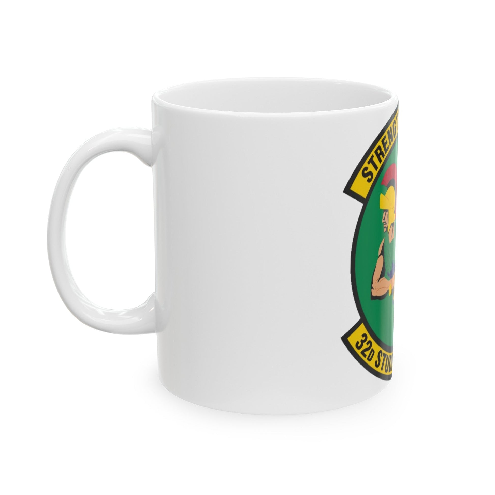 32d Student Squadron (U.S. Air Force) White Coffee Mug-The Sticker Space