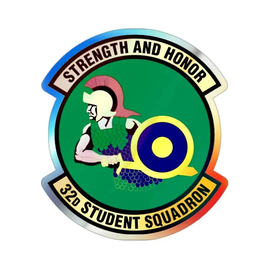 32d Student Squadron (U.S. Air Force) Holographic STICKER Die-Cut Vinyl Decal - The Sticker Space