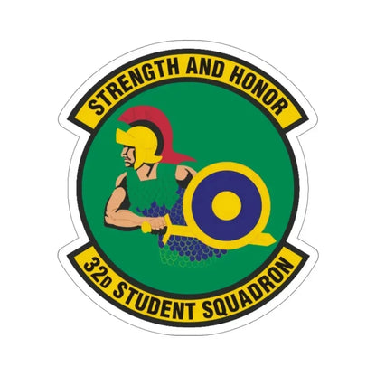 32d Student Squadron (U.S. Air Force) STICKER Vinyl Die-Cut Decal 4 Inch - The Sticker Space