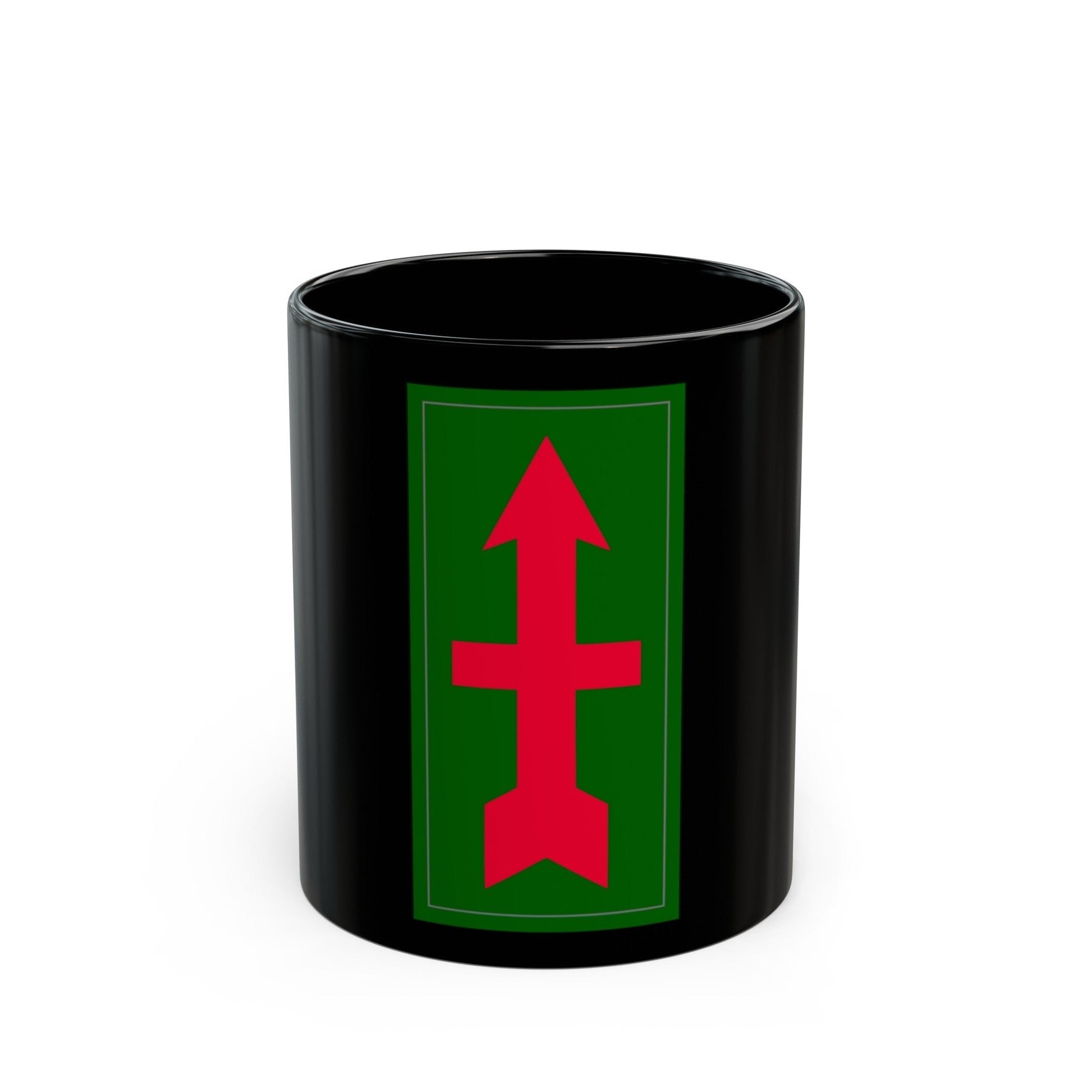 32nd infantry division (U.S. Army) Black Coffee Mug-11oz-The Sticker Space