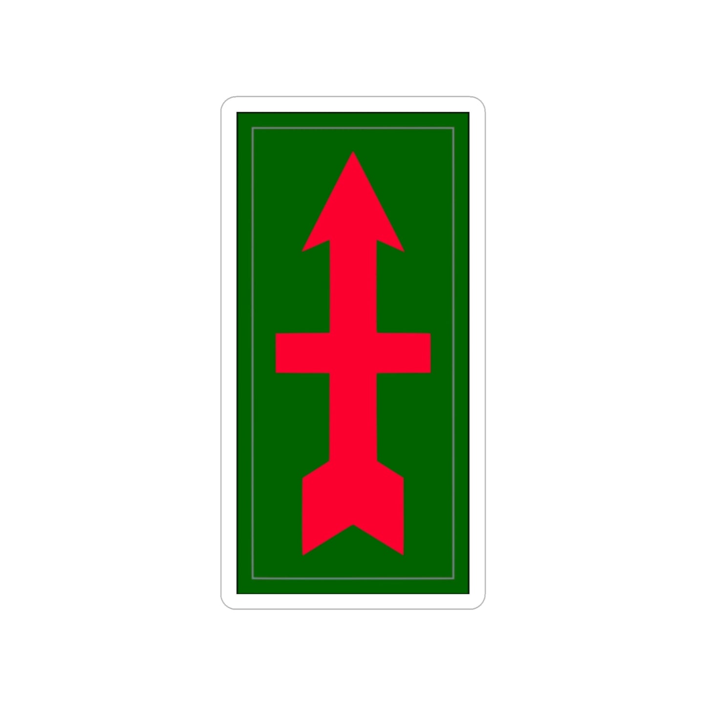 32nd Infantry Division (U.S. Army) Transparent STICKER Die-Cut Vinyl Decal-2 Inch-The Sticker Space