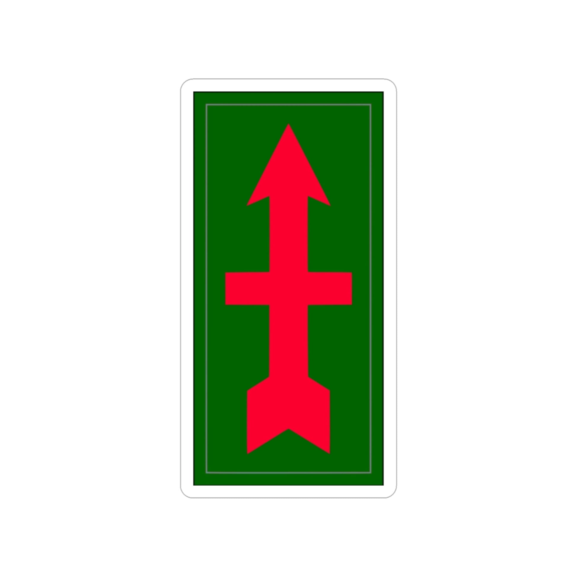 32nd Infantry Division (U.S. Army) Transparent STICKER Die-Cut Vinyl Decal-2 Inch-The Sticker Space