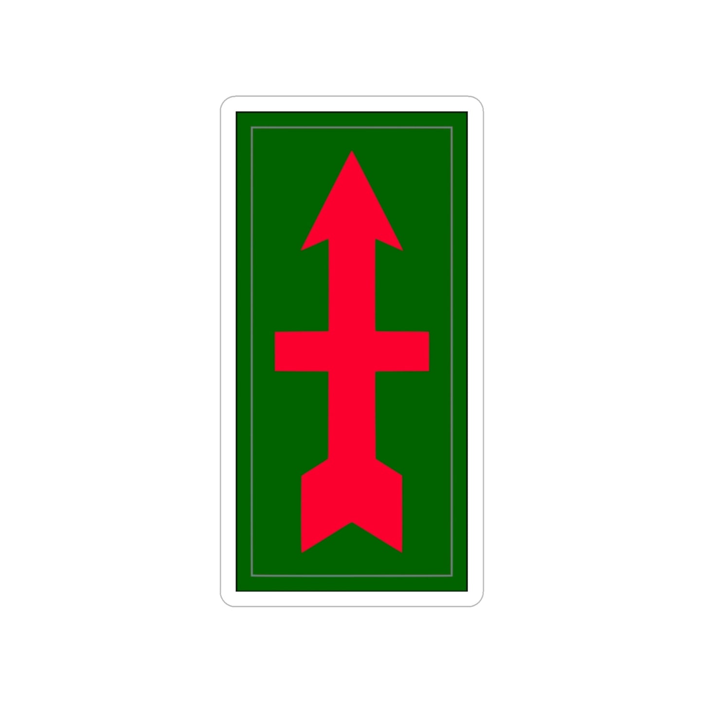 32nd Infantry Division (U.S. Army) Transparent STICKER Die-Cut Vinyl Decal-3 Inch-The Sticker Space