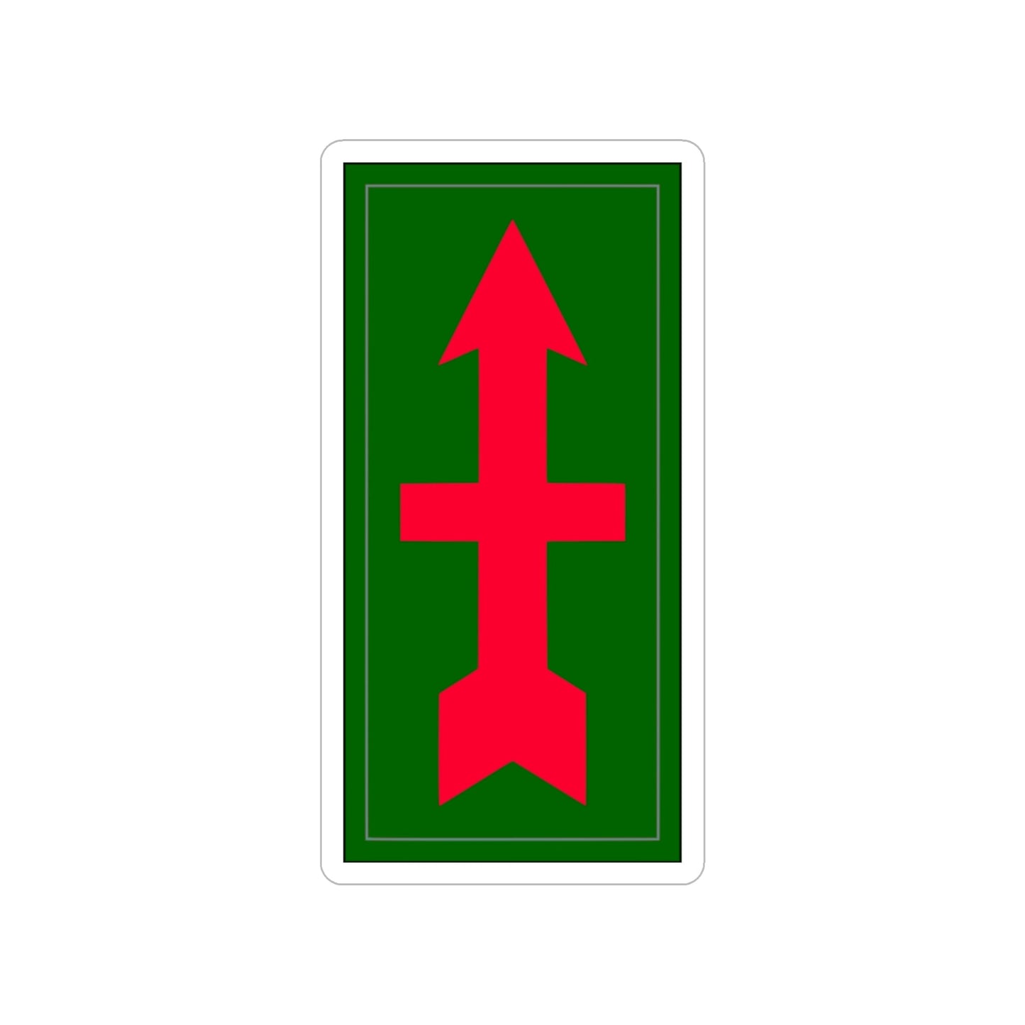 32nd Infantry Division (U.S. Army) Transparent STICKER Die-Cut Vinyl Decal-4 Inch-The Sticker Space