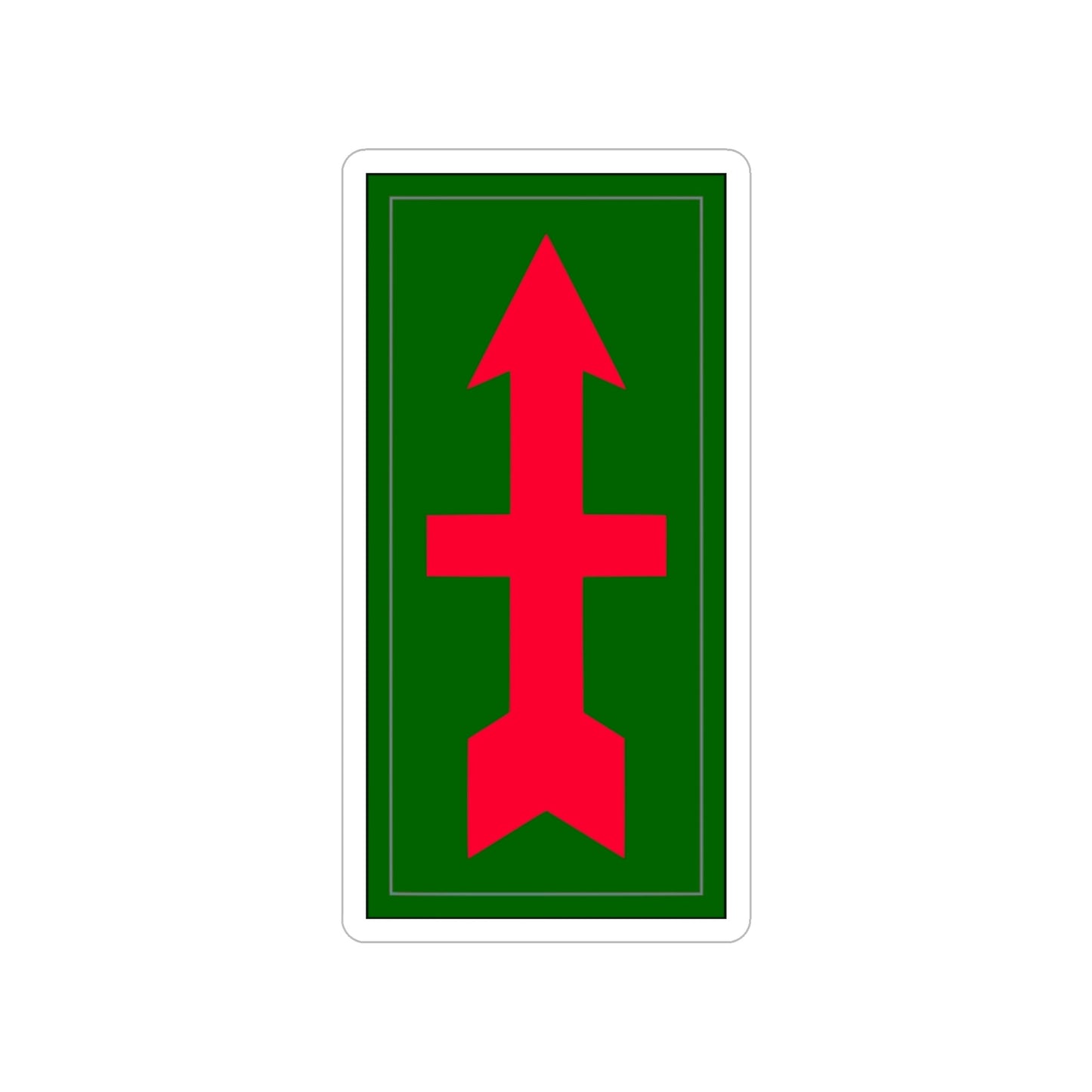 32nd Infantry Division (U.S. Army) Transparent STICKER Die-Cut Vinyl Decal-5 Inch-The Sticker Space