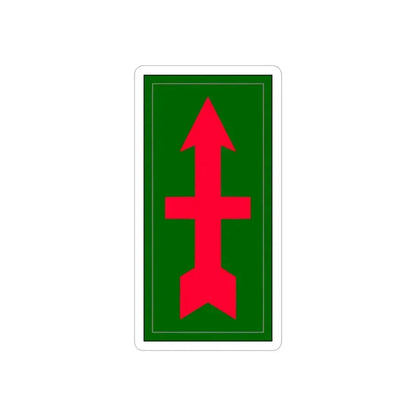 32nd infantry division (U.S. Army) REVERSE PRINT Transparent Die-Cut STICKER - The Sticker Space