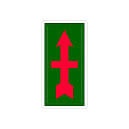 32nd infantry division (U.S. Army) REVERSE PRINT Transparent Die-Cut STICKER - The Sticker Space