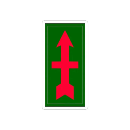 32nd infantry division (U.S. Army) REVERSE PRINT Transparent Die-Cut STICKER - The Sticker Space