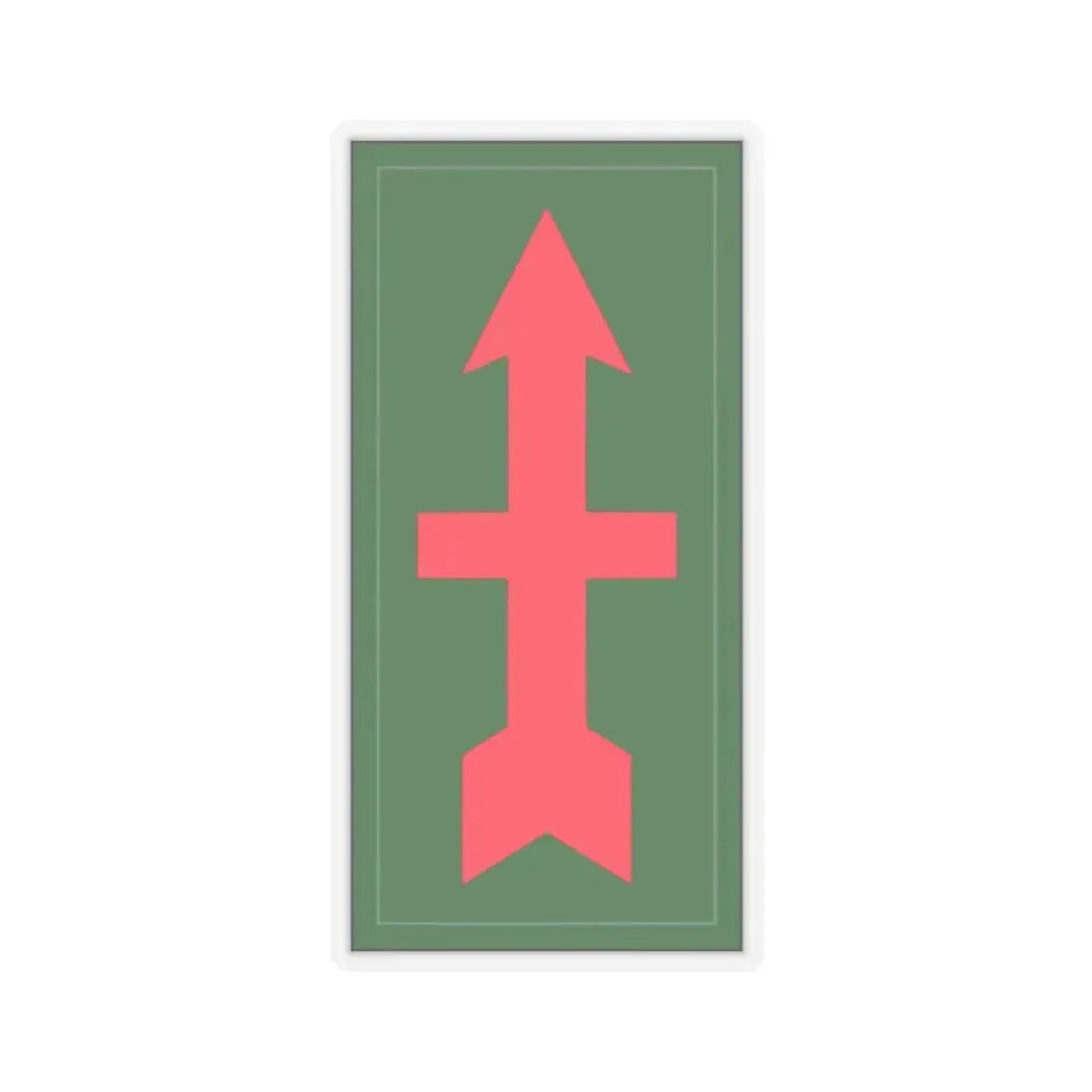 32nd infantry division (U.S. Army) STICKER Vinyl Kiss-Cut Decal 2 Inch Transparent - The Sticker Space