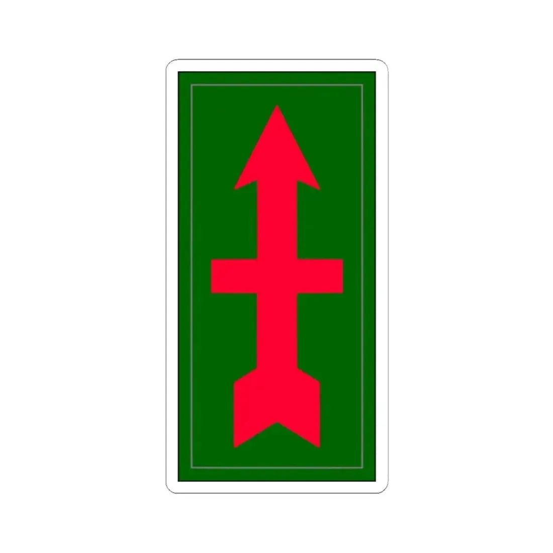 32nd infantry division (U.S. Army) STICKER Vinyl Kiss-Cut Decal 2 Inch White - The Sticker Space