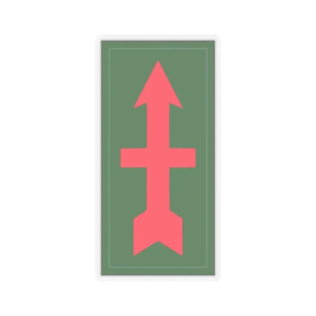 32nd infantry division (U.S. Army) STICKER Vinyl Kiss-Cut Decal 3 Inch Transparent - The Sticker Space