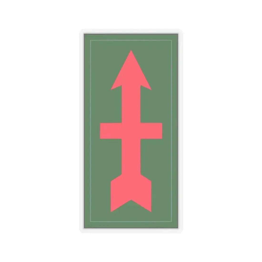 32nd infantry division (U.S. Army) STICKER Vinyl Kiss-Cut Decal 6 Inch Transparent - The Sticker Space