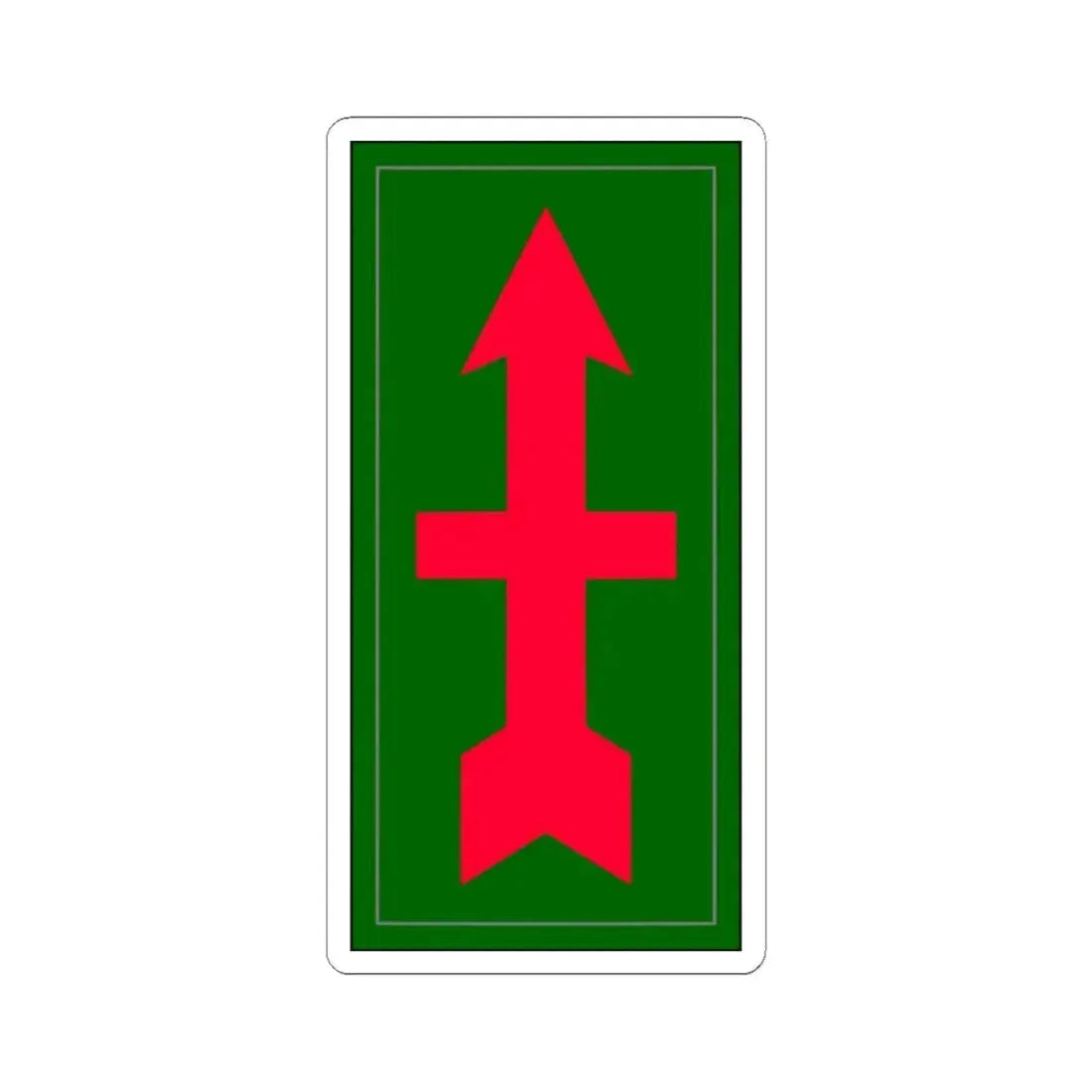 32nd infantry division (U.S. Army) STICKER Vinyl Kiss-Cut Decal 6 Inch White - The Sticker Space