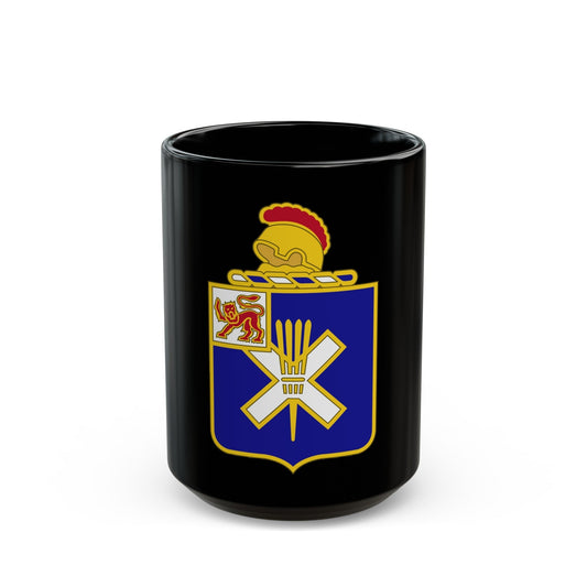 32nd Infantry Regiment (U.S. Army) Black Coffee Mug-15oz-The Sticker Space