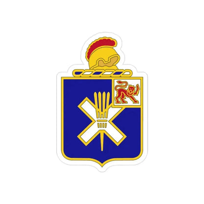 32nd Infantry Regiment (U.S. Army) REVERSE PRINT Transparent Die-Cut STICKER 2 Inch Die-Cut Transparent - The Sticker Space