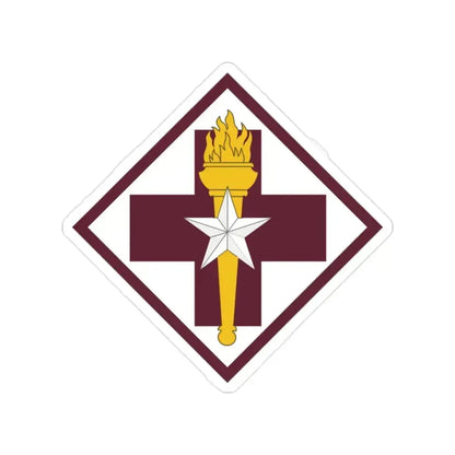 32nd Medical Brigade SSI (U.S. Army) Transparent STICKER Die-Cut Vinyl Decal 2 Inch - The Sticker Space
