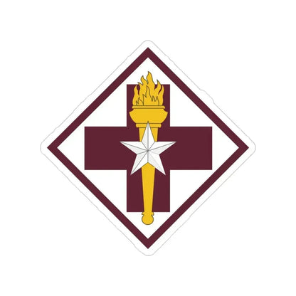 32nd Medical Brigade SSI (U.S. Army) Transparent STICKER Die-Cut Vinyl Decal 6 Inch - The Sticker Space