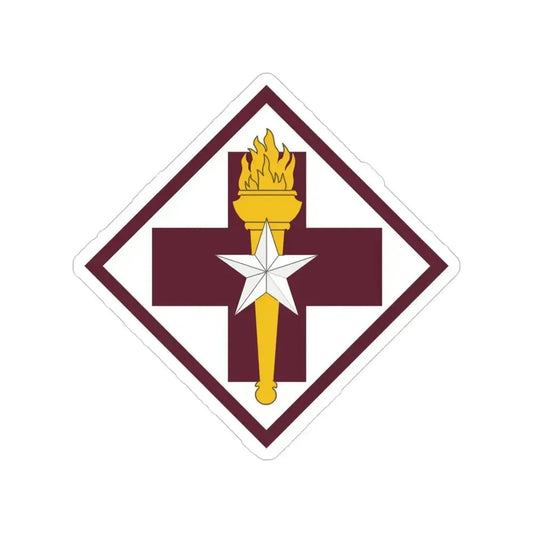 32nd Medical Brigade SSI (U.S. Army) Transparent STICKER Die-Cut Vinyl Decal 6 Inch - The Sticker Space