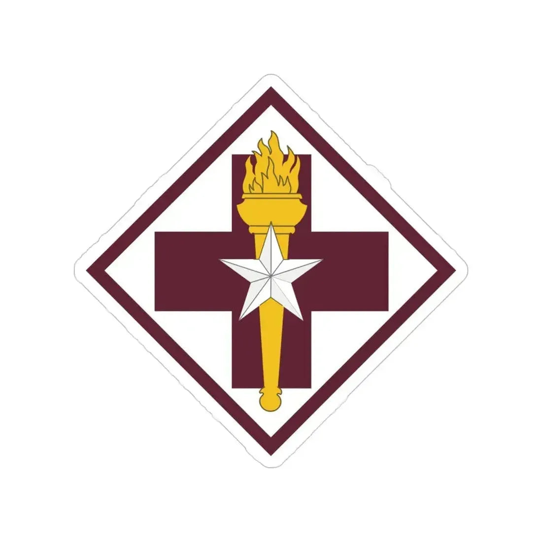 32nd Medical Brigade SSI (U.S. Army) Transparent STICKER Die-Cut Vinyl Decal - The Sticker Space