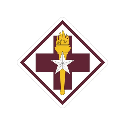 32nd Medical Brigade SSI (U.S. Army) Transparent STICKER Die-Cut Vinyl Decal - The Sticker Space